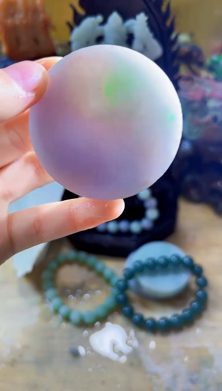 未镶嵌挂件翡翠A货小璀4623