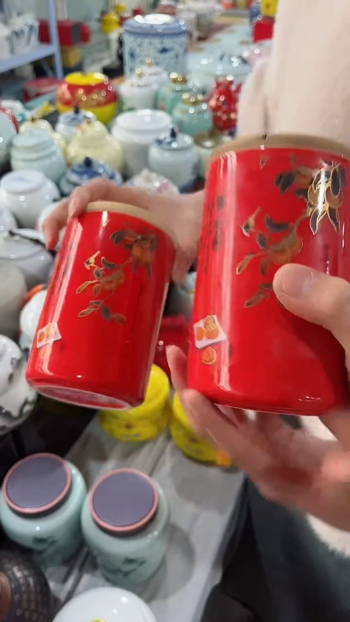 【闪购商品】陶瓷茶叶罐存茶罐密封罐