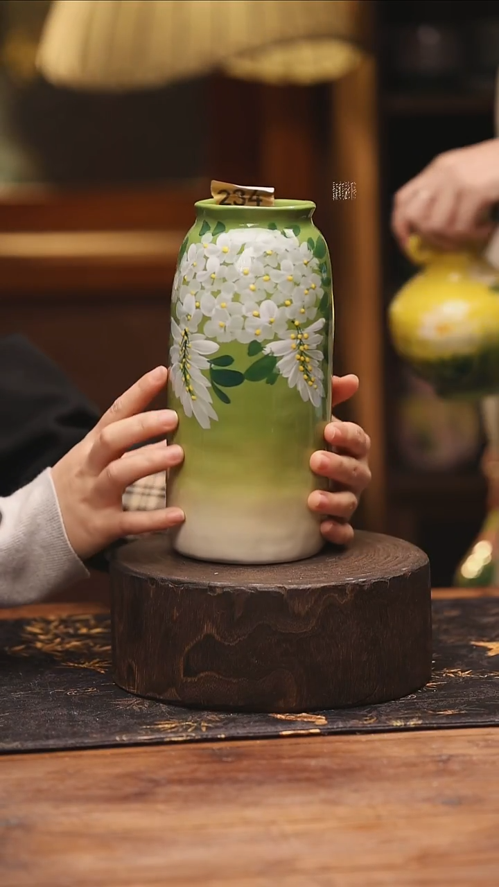 陶瓷景德镇高温釉下手绘陶瓷@L234@