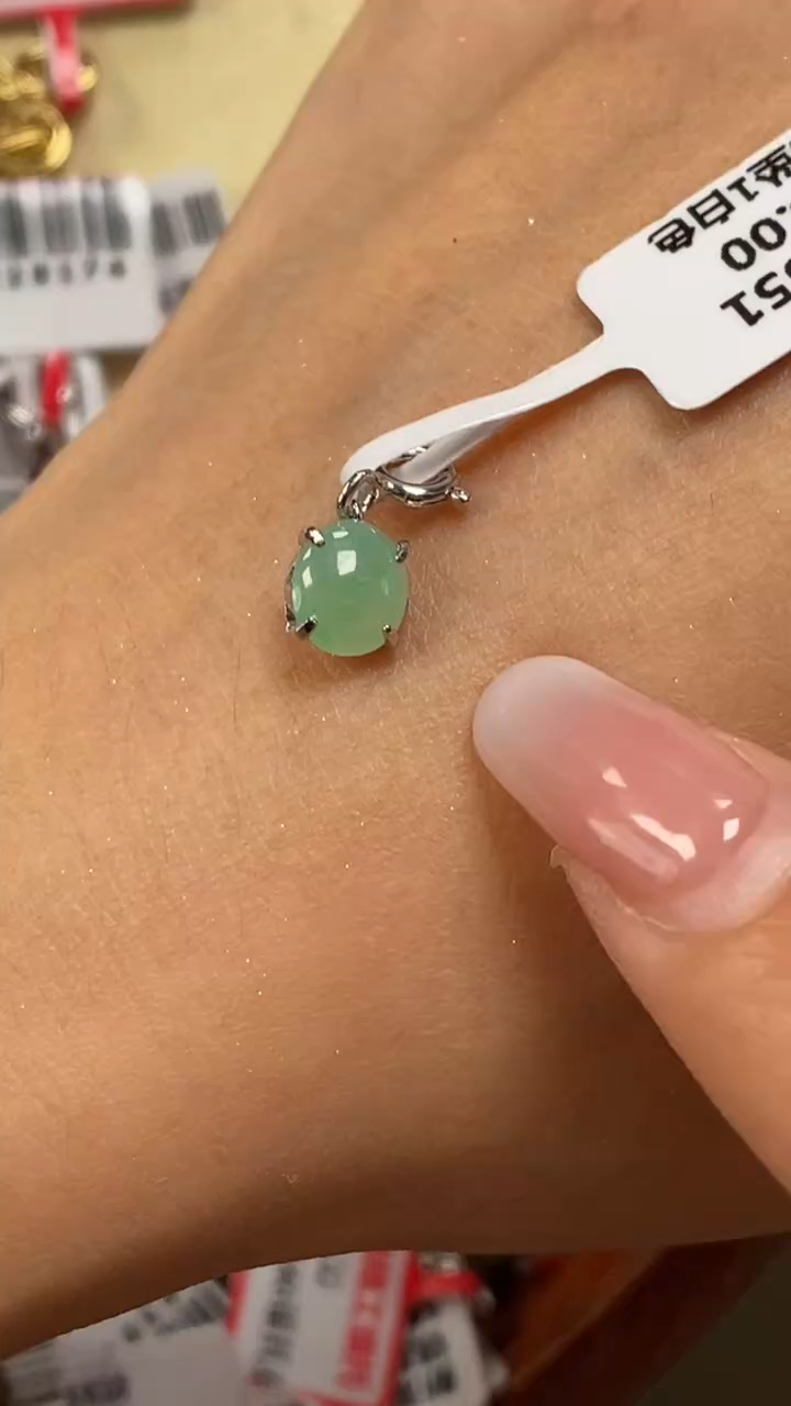 【闪购商品】翡翠戒指银S925镶嵌9130