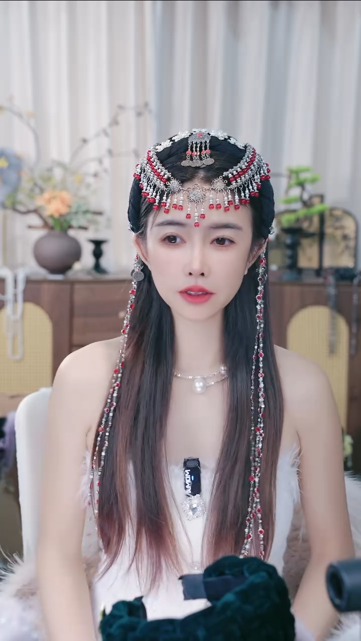 合金布艺红色婉清