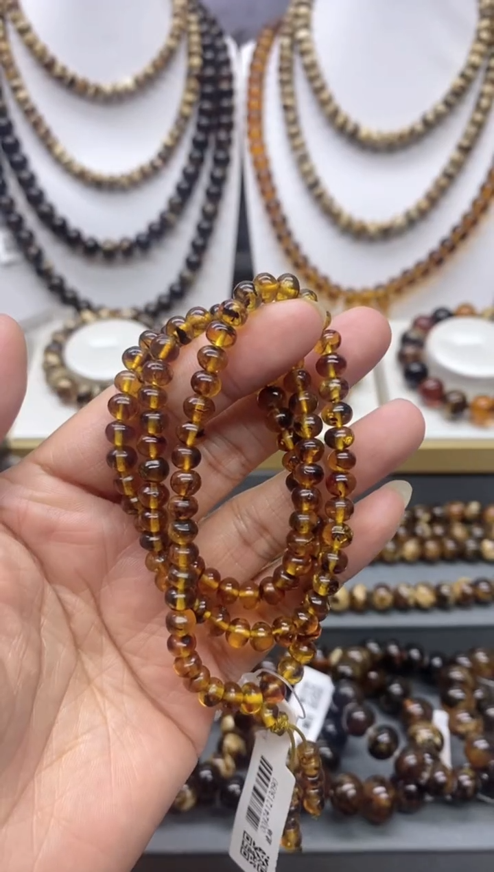 【闪购商品】琥珀颈饰未镶嵌6琥珀