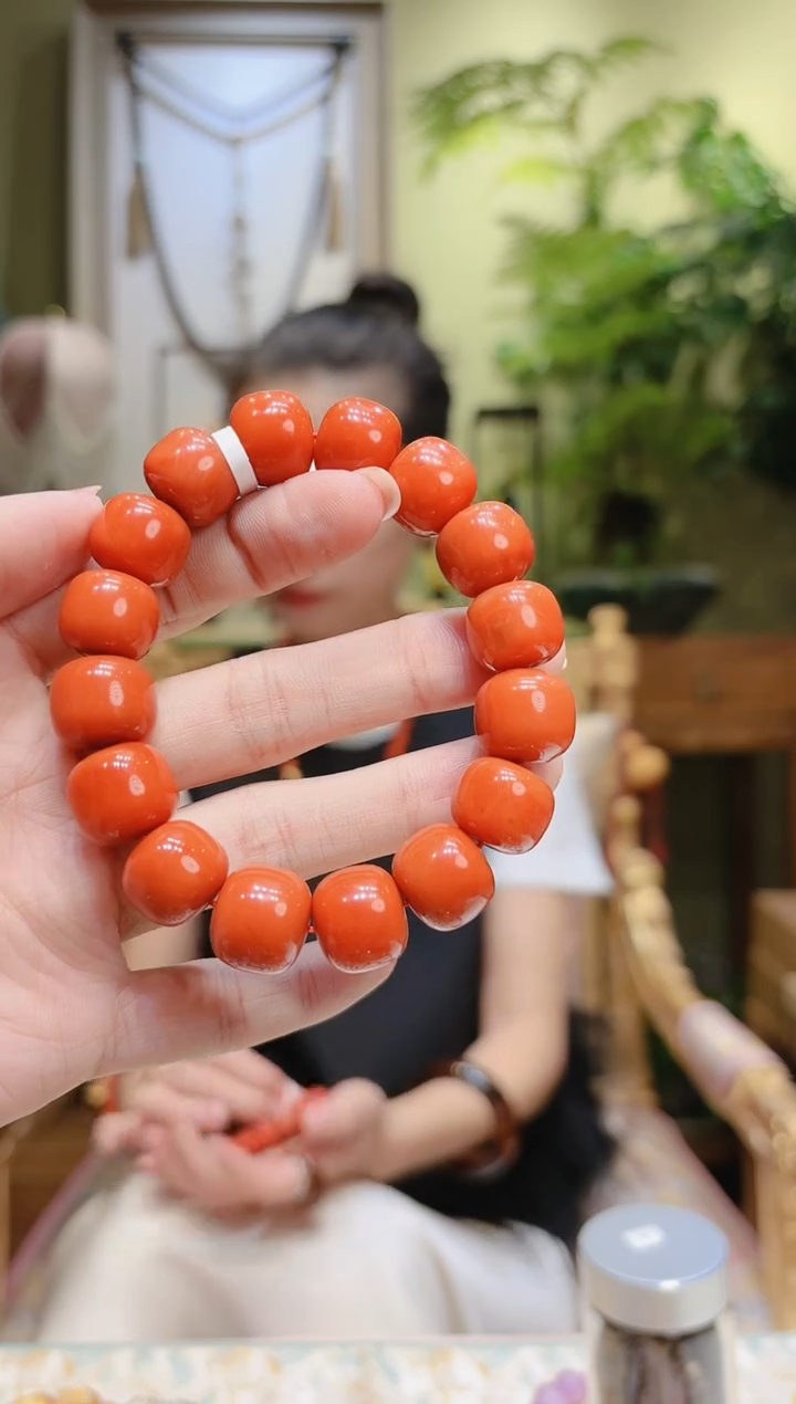 【闪购商品】南红玛瑙手串未镶嵌老型南红手串14.1