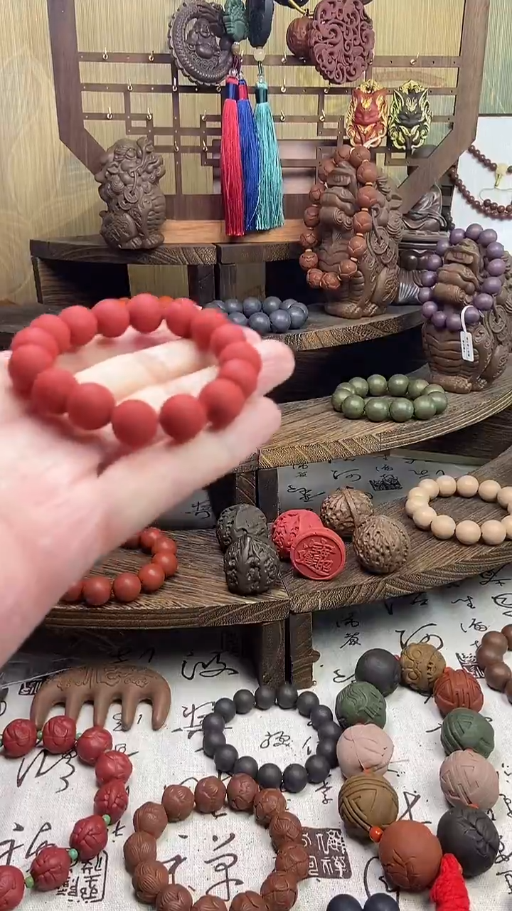 泥塑王*文红颜知己合香手串1.3尺寸