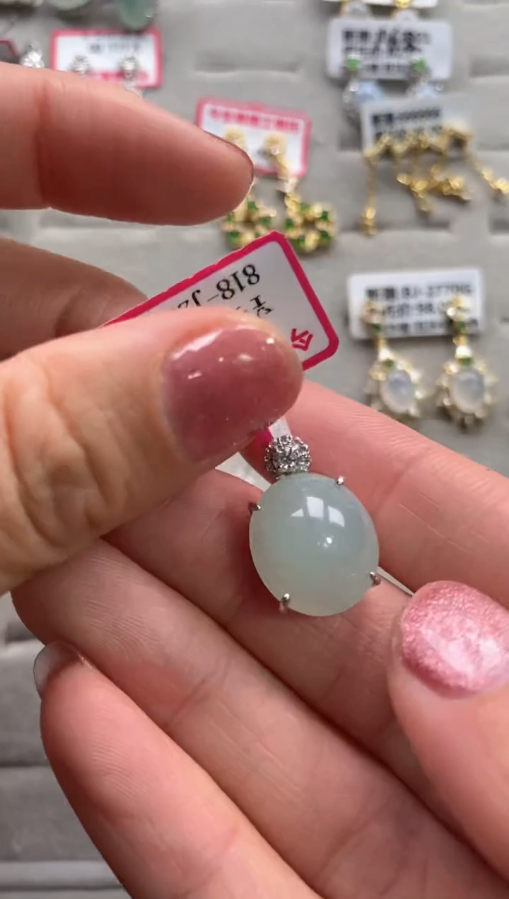 【闪购商品】翡翠戒指银S925镶嵌2222222222    2