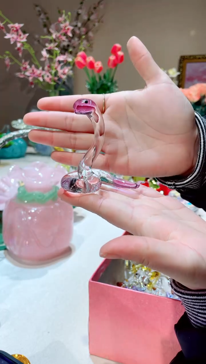 【闪购商品】琉璃手工艺品   紫色蛇