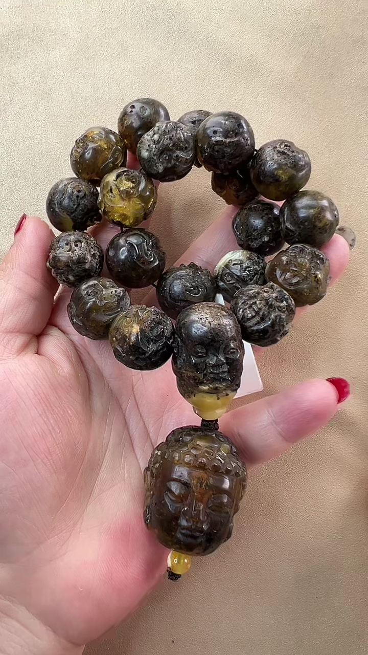 【闪购商品】琥珀颈饰未镶嵌项链