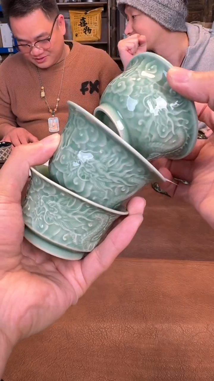 【闪购商品】瓷片@@梅子青龙1989+1687+1688