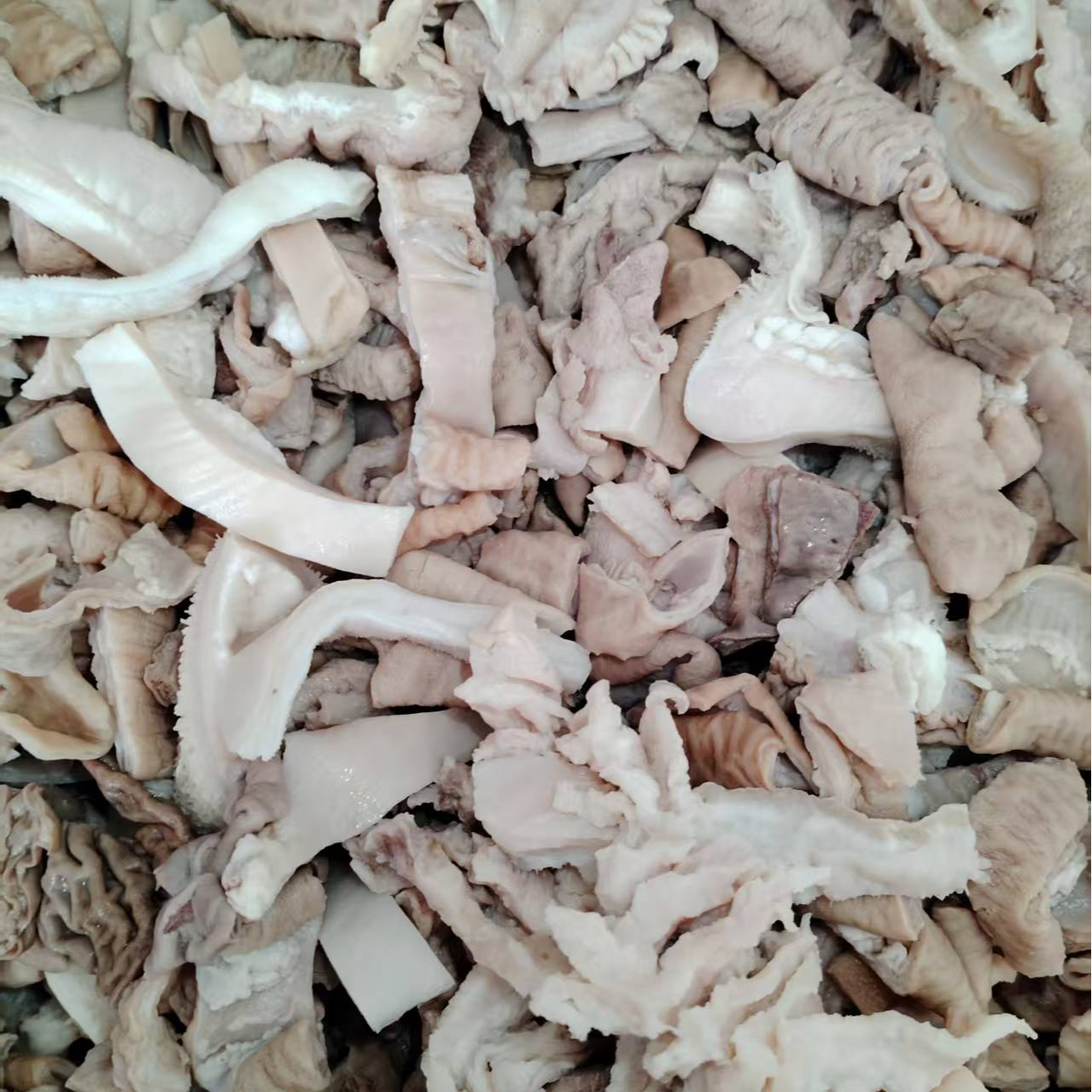 土黄牛杂现称2斤（煮熟的） 固形物含量80%以上