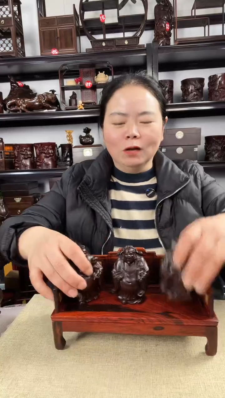 木2777+福禄寿老李红木工艺品