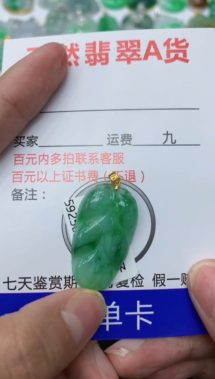 【闪购商品】翡翠颈饰18K金镶嵌111111111111`