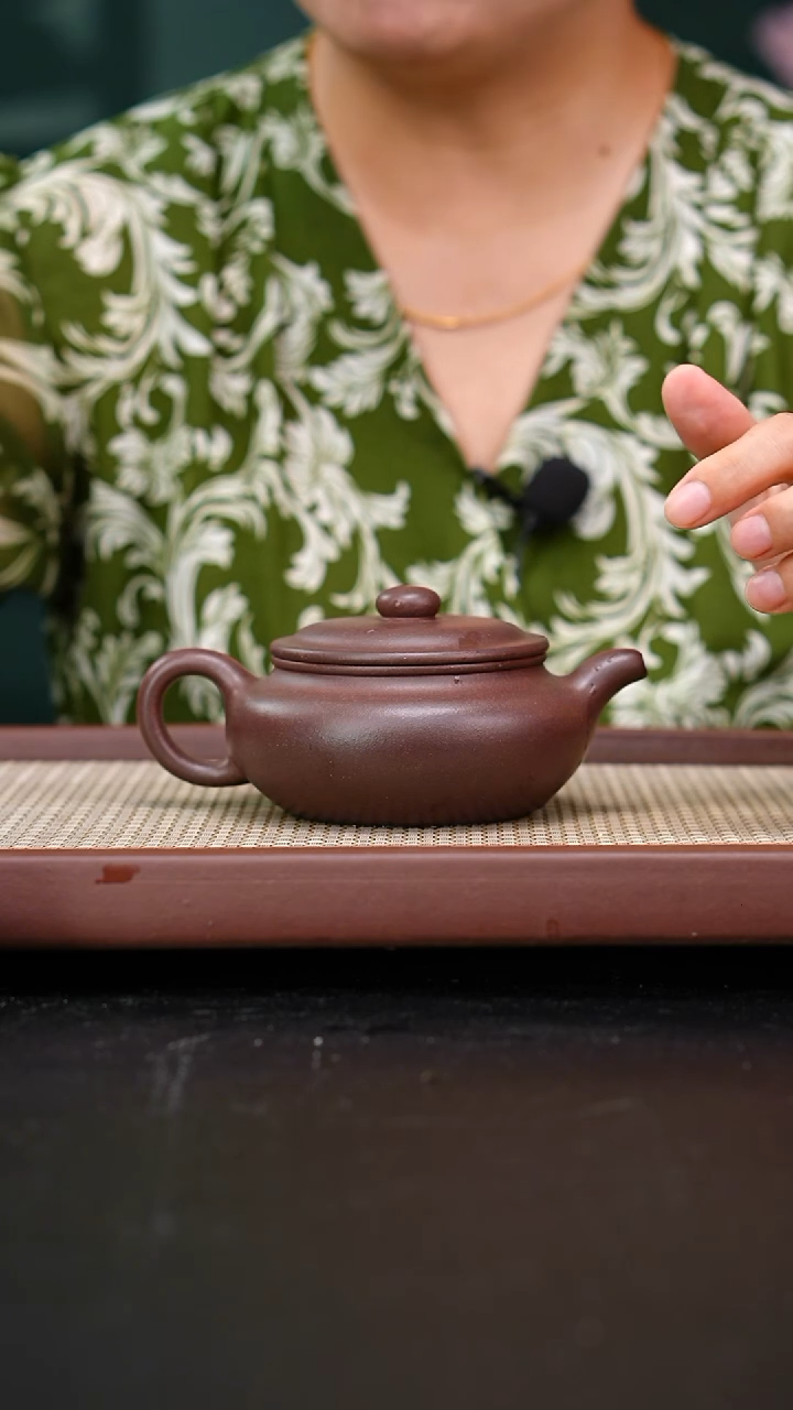 茶壶紫砂陈佳欢全手工四号井底槽青高温烧扁腹250cc