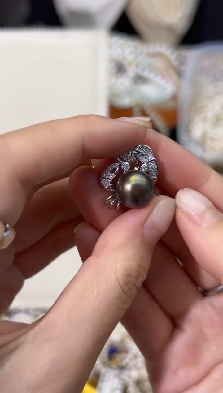 【闪购商品】淡水珍珠3未镶嵌螃蟹*吊坠
