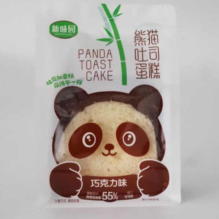 【临期】新味园熊猫吐司蛋糕*5袋