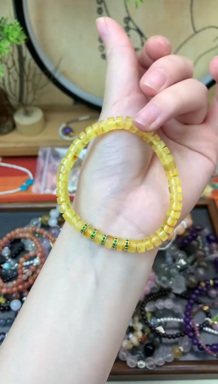 【闪购商品】蜜蜡手链未镶嵌452手串