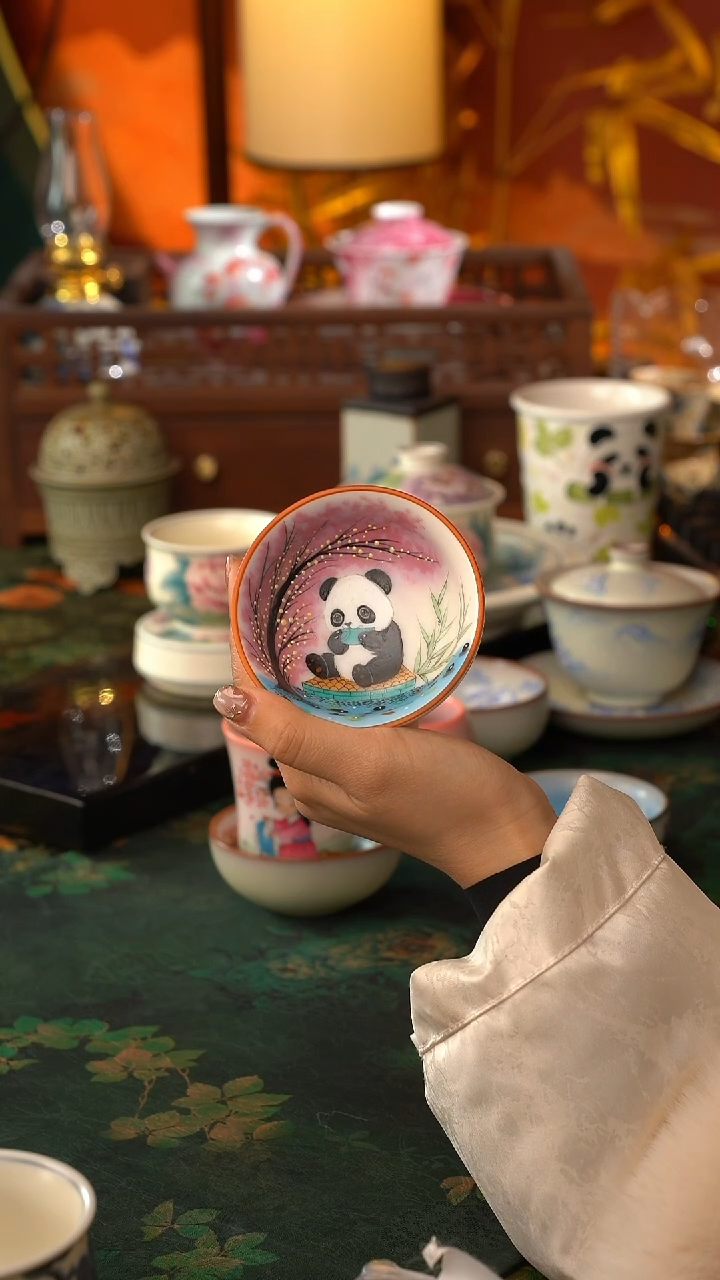 【闪购商品】初六好物分享@@熊猫普洱杯