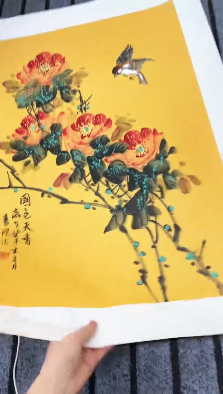 精品国画花鸟作品