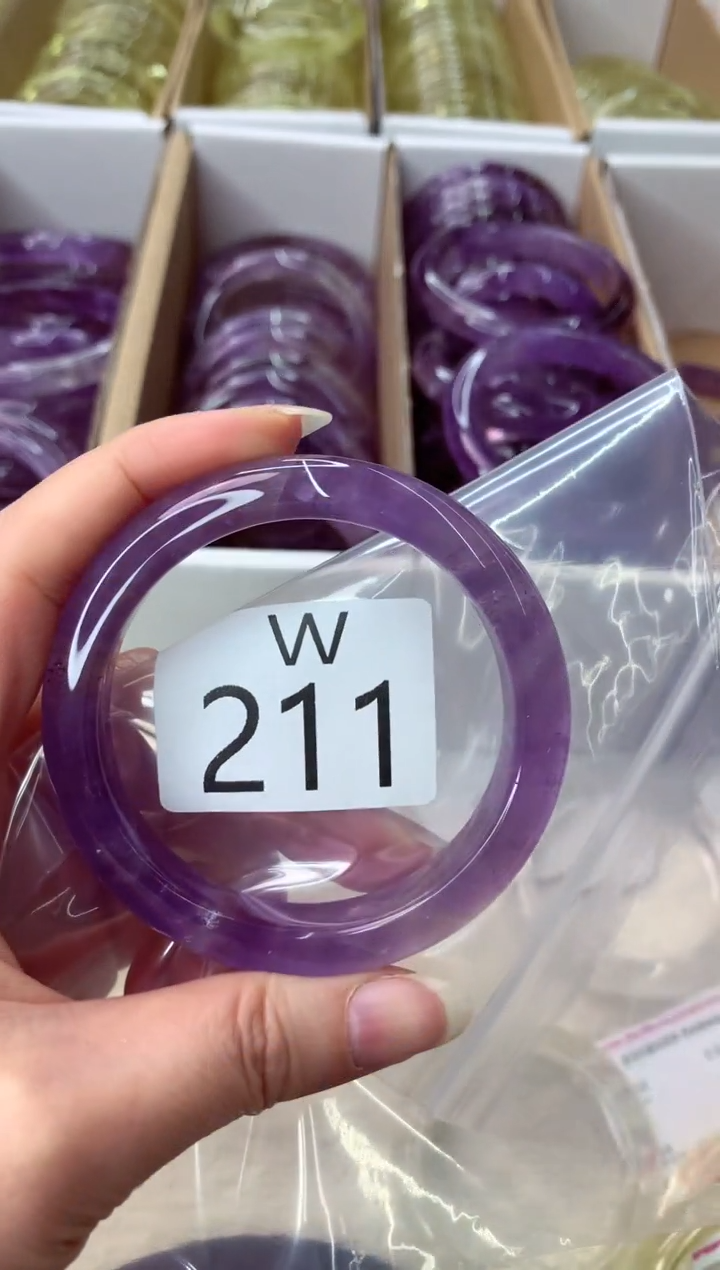 未镶嵌手镯水晶李*媛W211-55