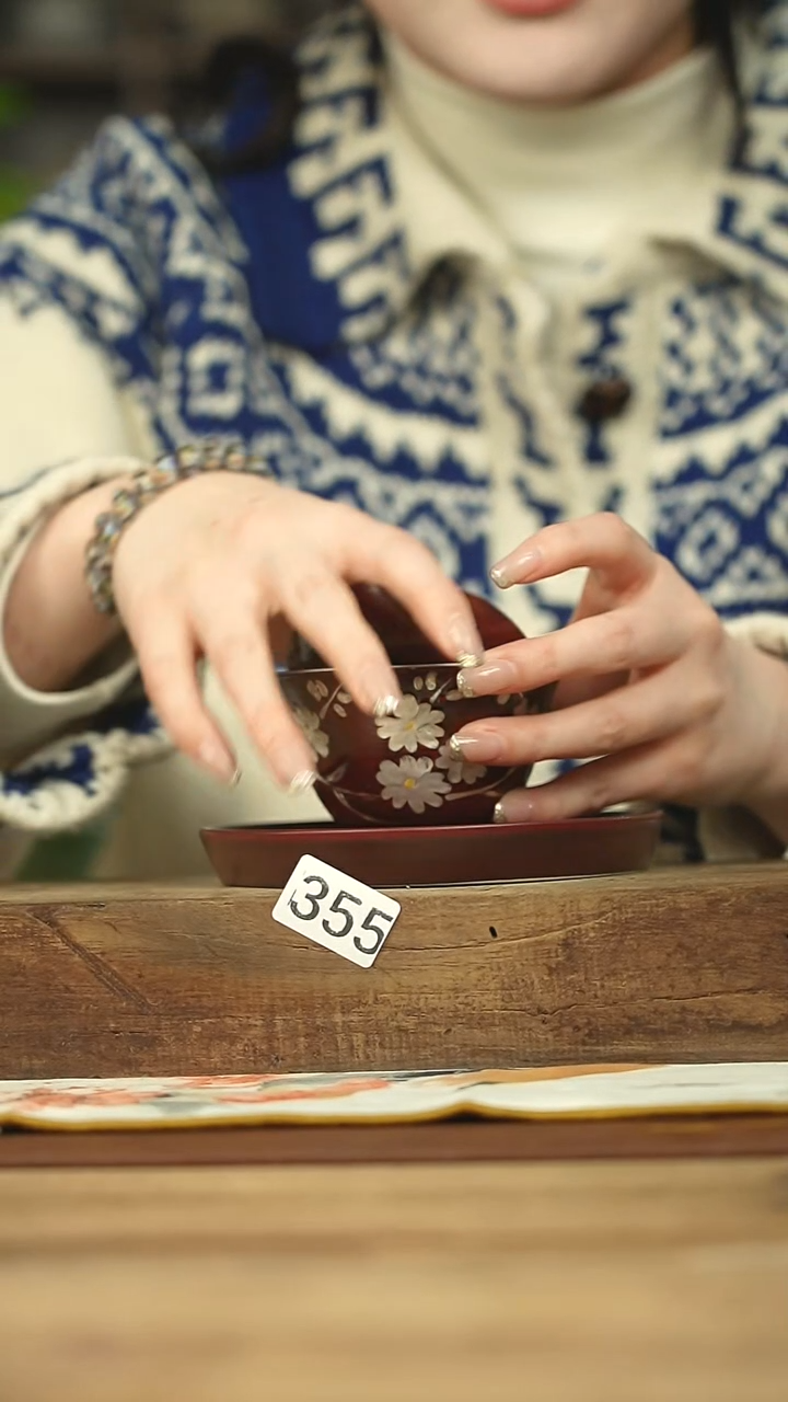 设计师手作款 落单系列盖碗