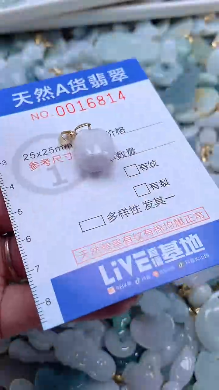 翡翠未镶嵌吊坠(不含链)1