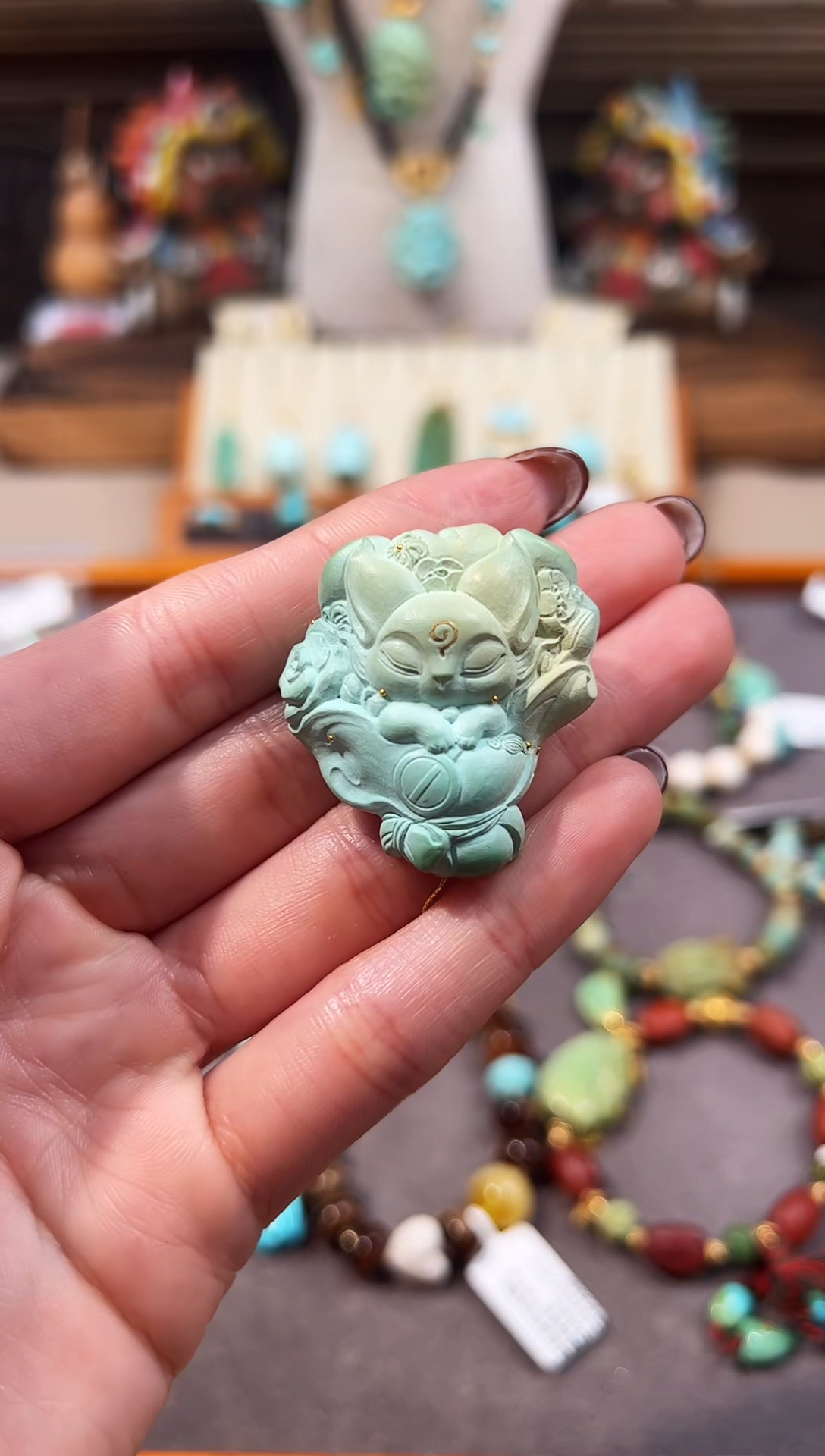 未镶嵌绿松石配饰凤九