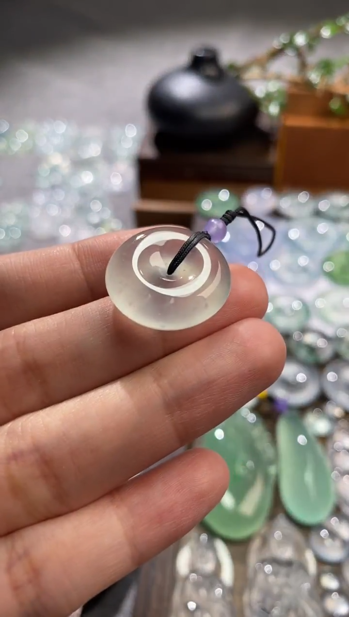 吊坠(不含链)未镶嵌翡翠扣子