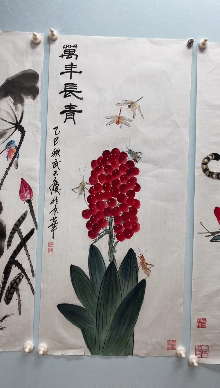国画武天庆老师万年长青