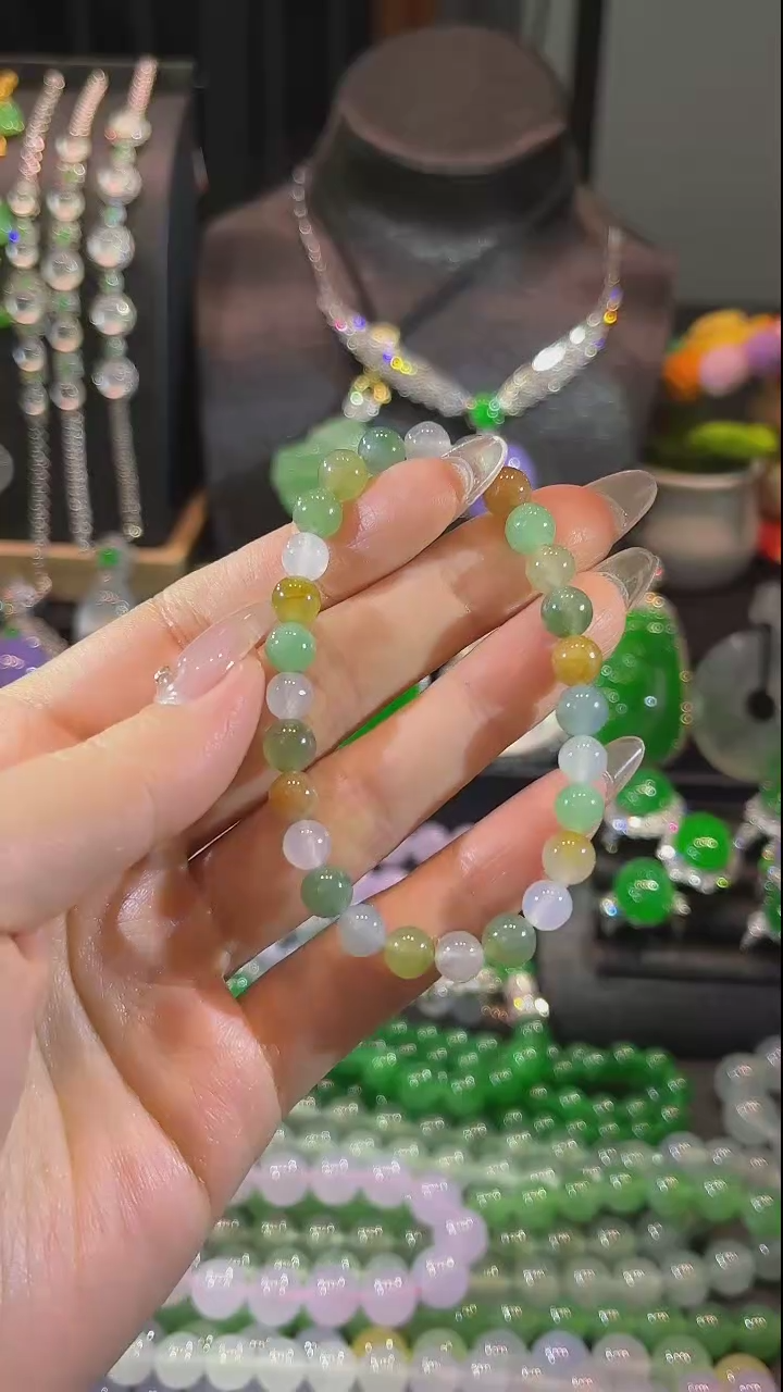 【闪购商品】翡翠手链未镶嵌手串