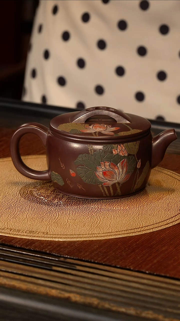 宜兴紫砂WPR 紫泥 汉瓦