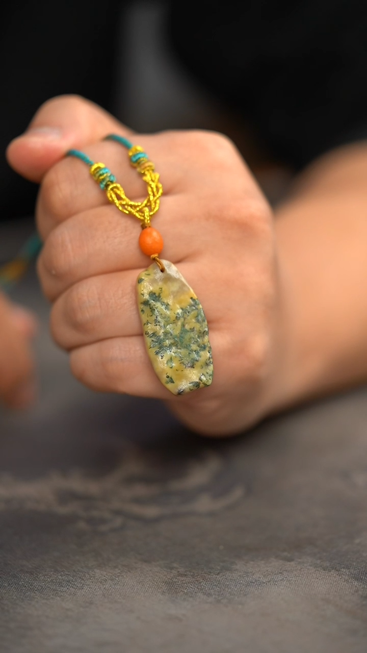 【闪购商品】玛瑙吊坠未镶嵌115号阿拉善地表原石玛瑙吊坠