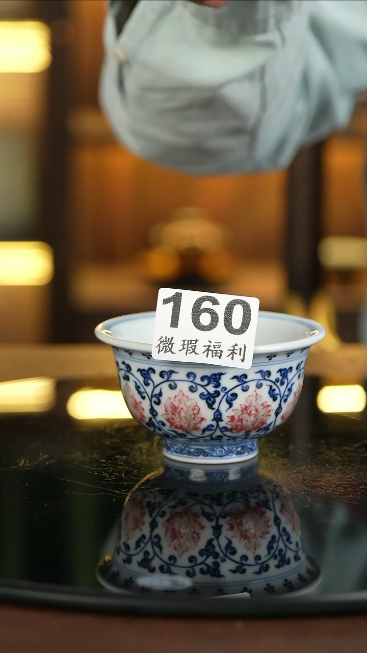 景德镇手工手绘杯 