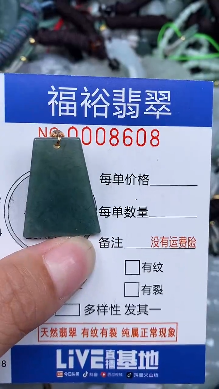 颈饰未镶嵌翡翠...0008608