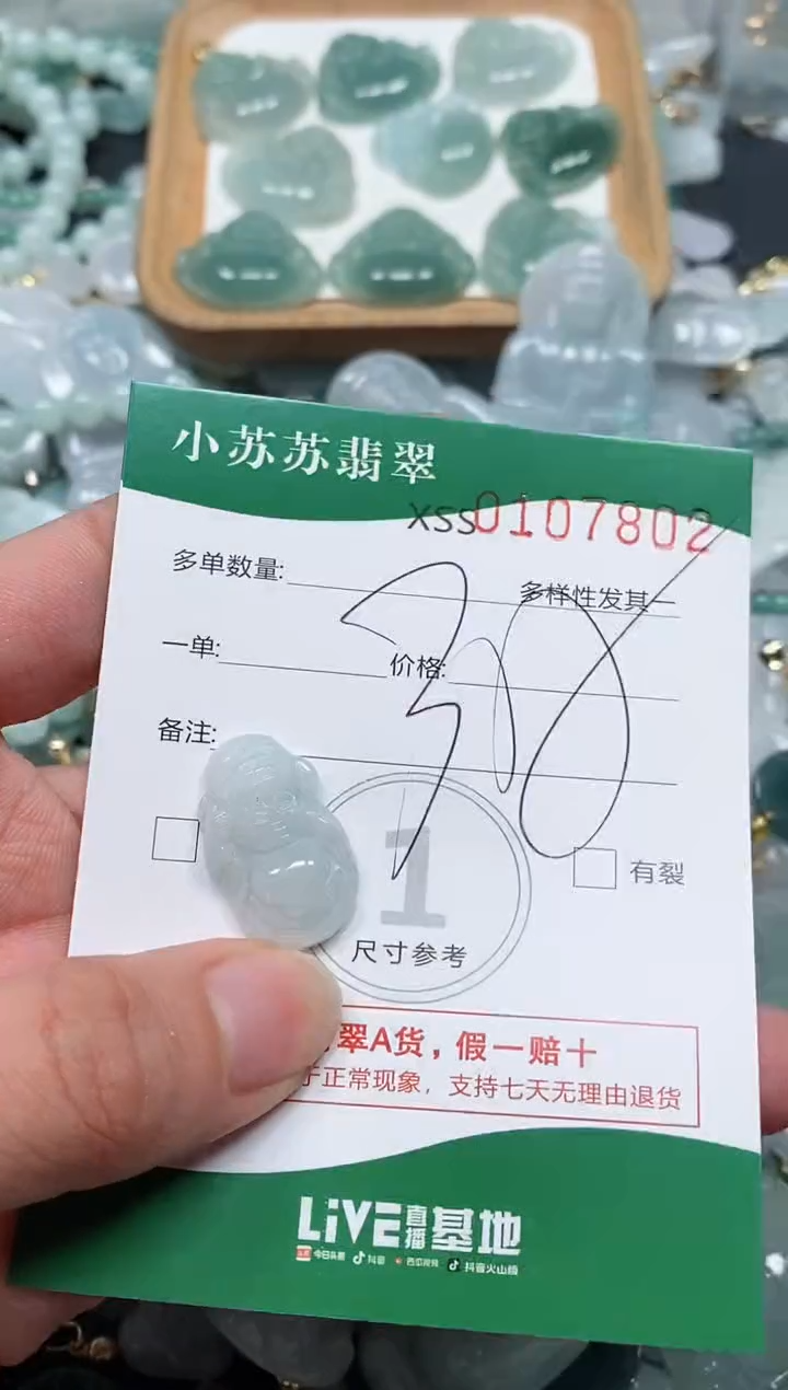 【闪购商品】翡翠颈饰未镶嵌闪购商品0107802