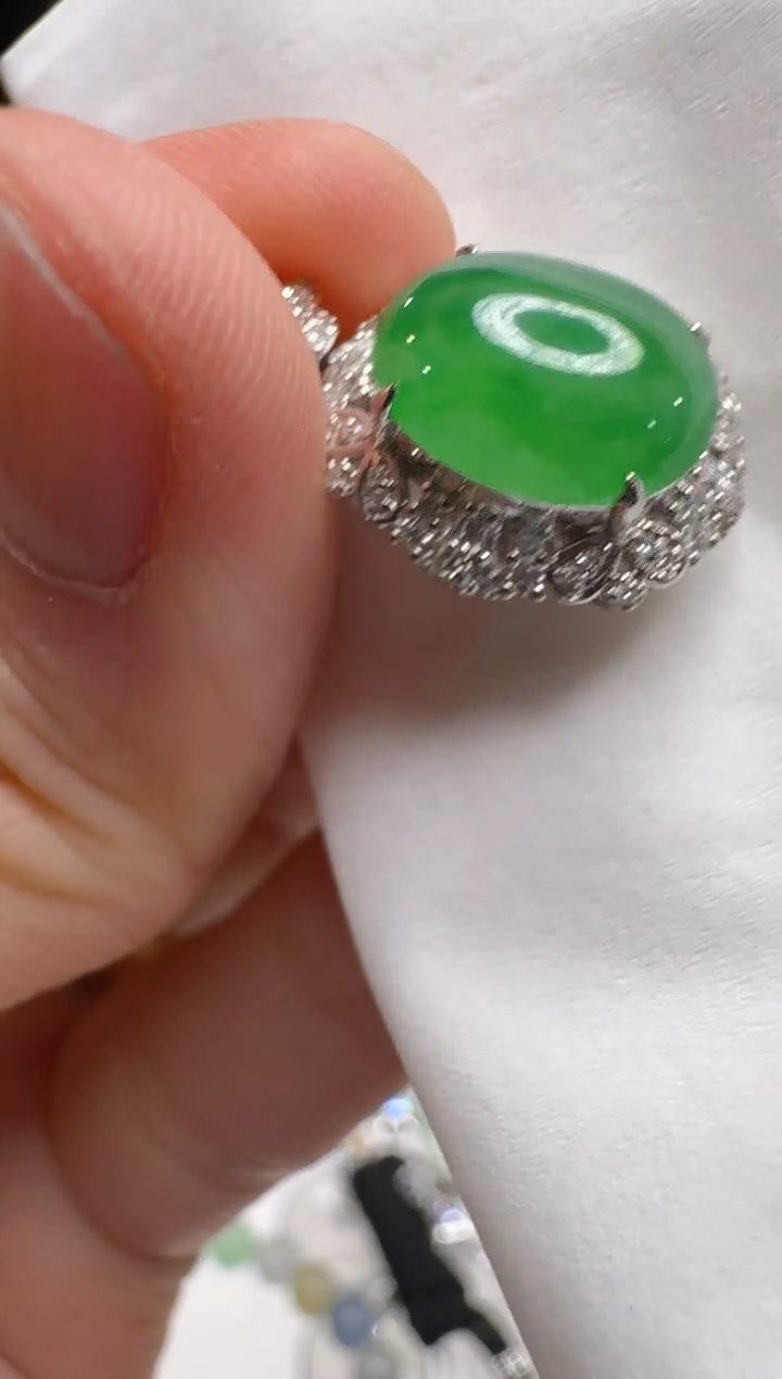 【闪购商品】翡翠戒指18K金镶嵌多样性团购发一件