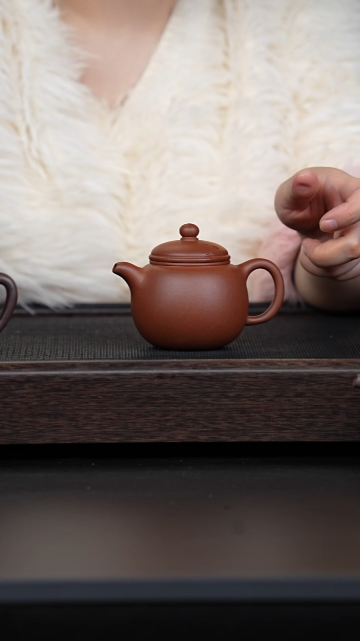 【闪购商品】紫砂茶壶四号井底槽青小匏尊