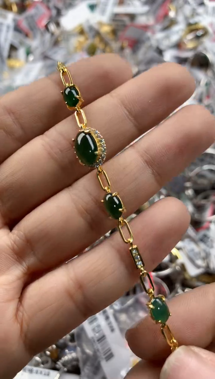 银S925镶嵌戒指翡翠A***莉555---10