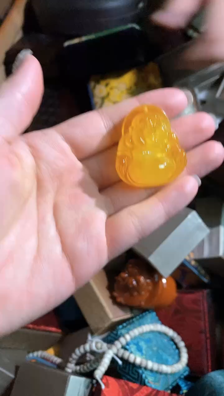 未镶嵌颈饰蜜蜡永玉阁精品专属摆件