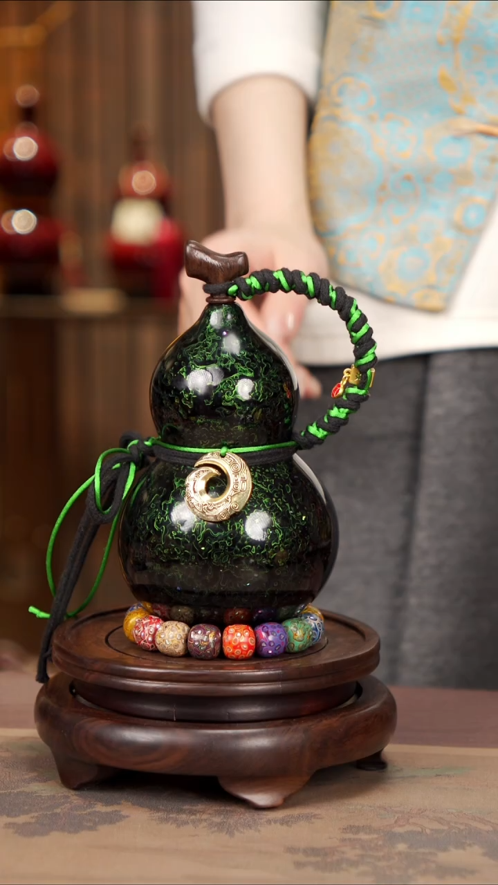 【闪购商品】183易林高端工艺大漆酒葫芦--418