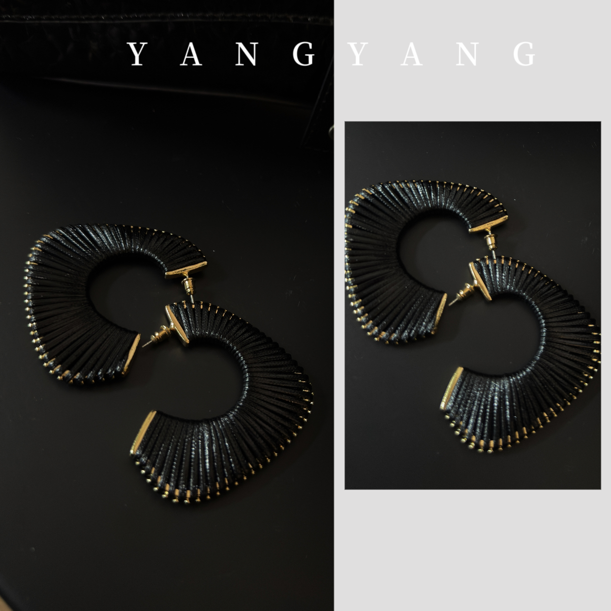 合金布艺耳饰 YANGYANG 欧若智性风女欧美甜美耳环耳饰时精灵风