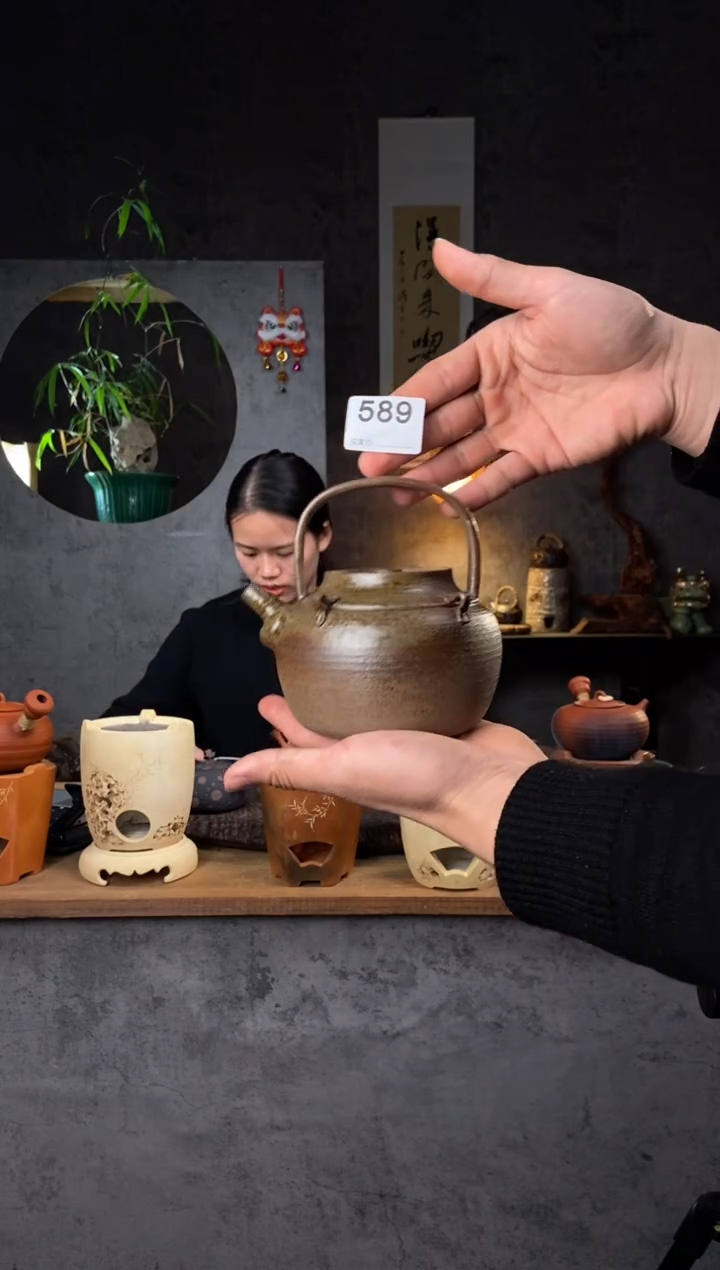 【闪购商品】手工原矿潮州砂铫壶古陶罐老岩泥589