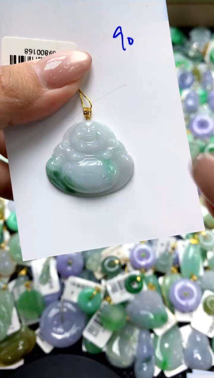 【闪购商品】翡翠颈饰18K金镶嵌111111111