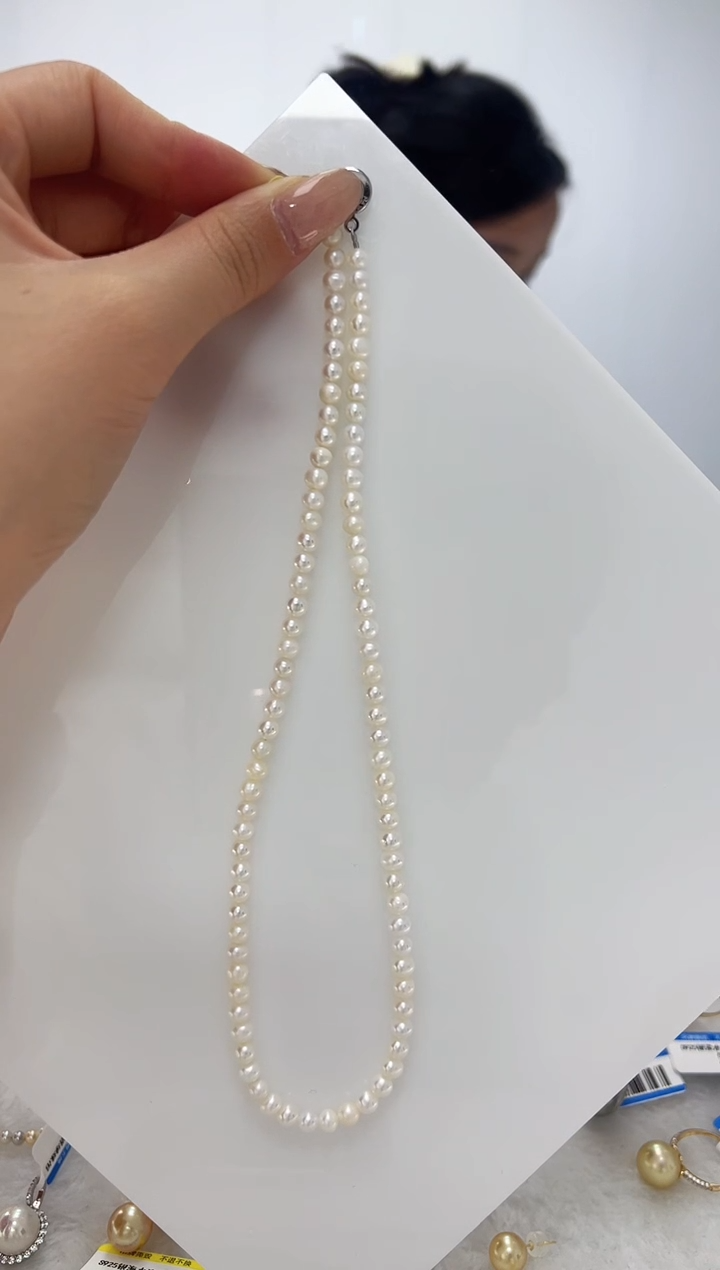 【闪购商品】淡水珍珠DA未镶嵌项链 D191