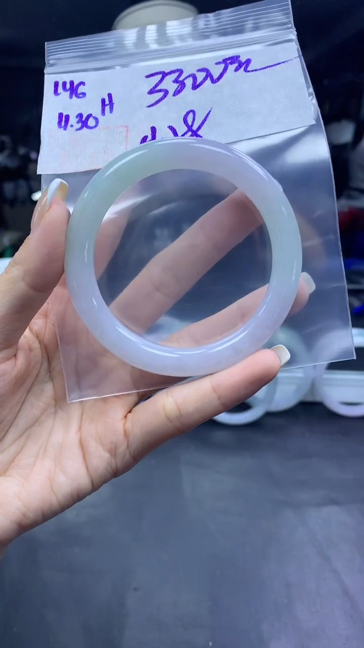 未镶嵌定制翡翠146手镯58+3300元+拍一发一