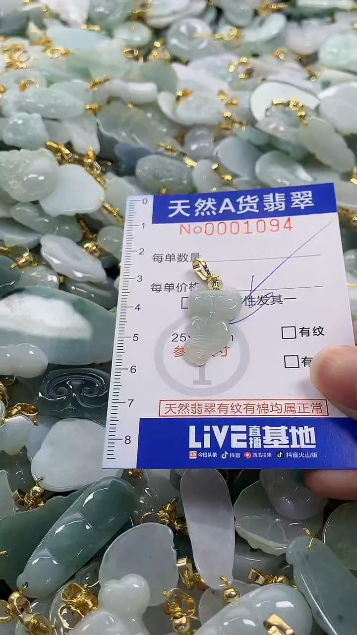 颈饰未镶嵌翡翠纯天然a货翡翠