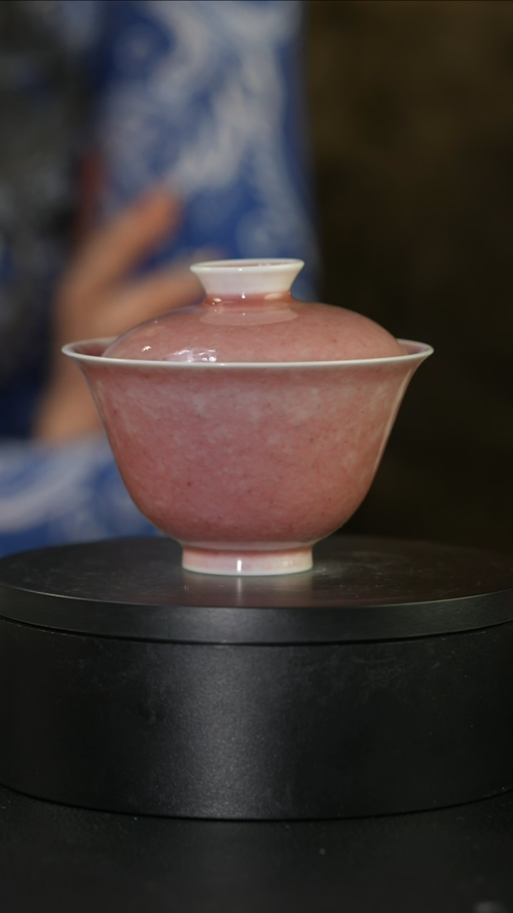【闪购商品】杯庐陵昱西四字篆款春漫盖碗