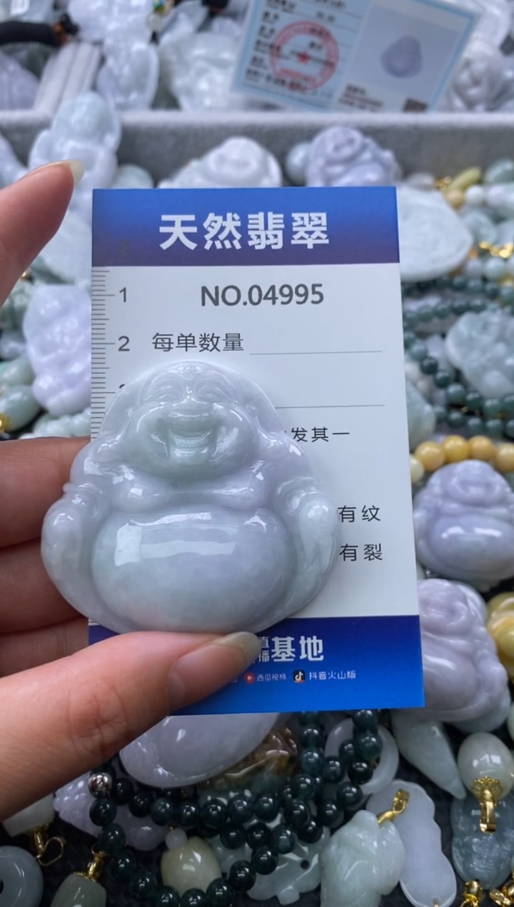 翡翠未镶嵌颈饰缅甸A货翡翠04995