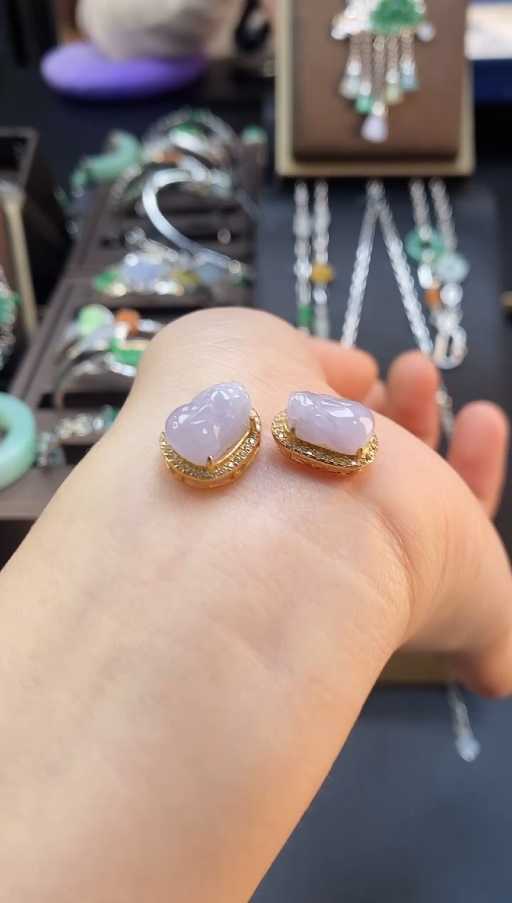 颈饰银S925镶嵌翡翠多样性发一0428