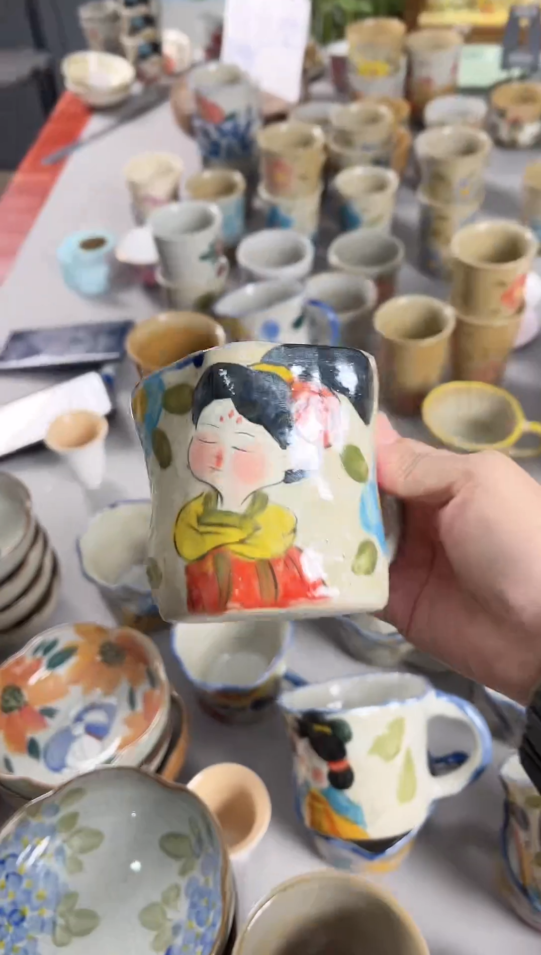 【闪购商品】瓷片景德镇手绘高温釉下彩