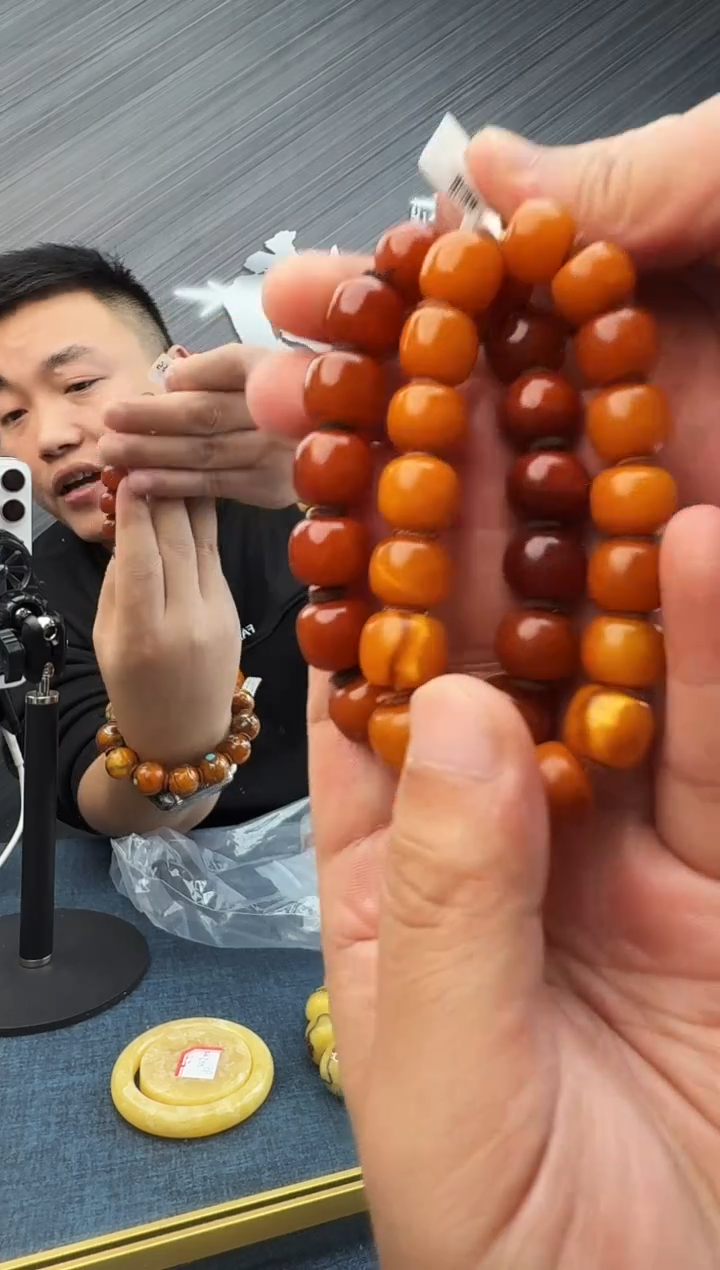 蜜蜡未镶嵌珠宝奇石假一罚十21，12多样性发其一