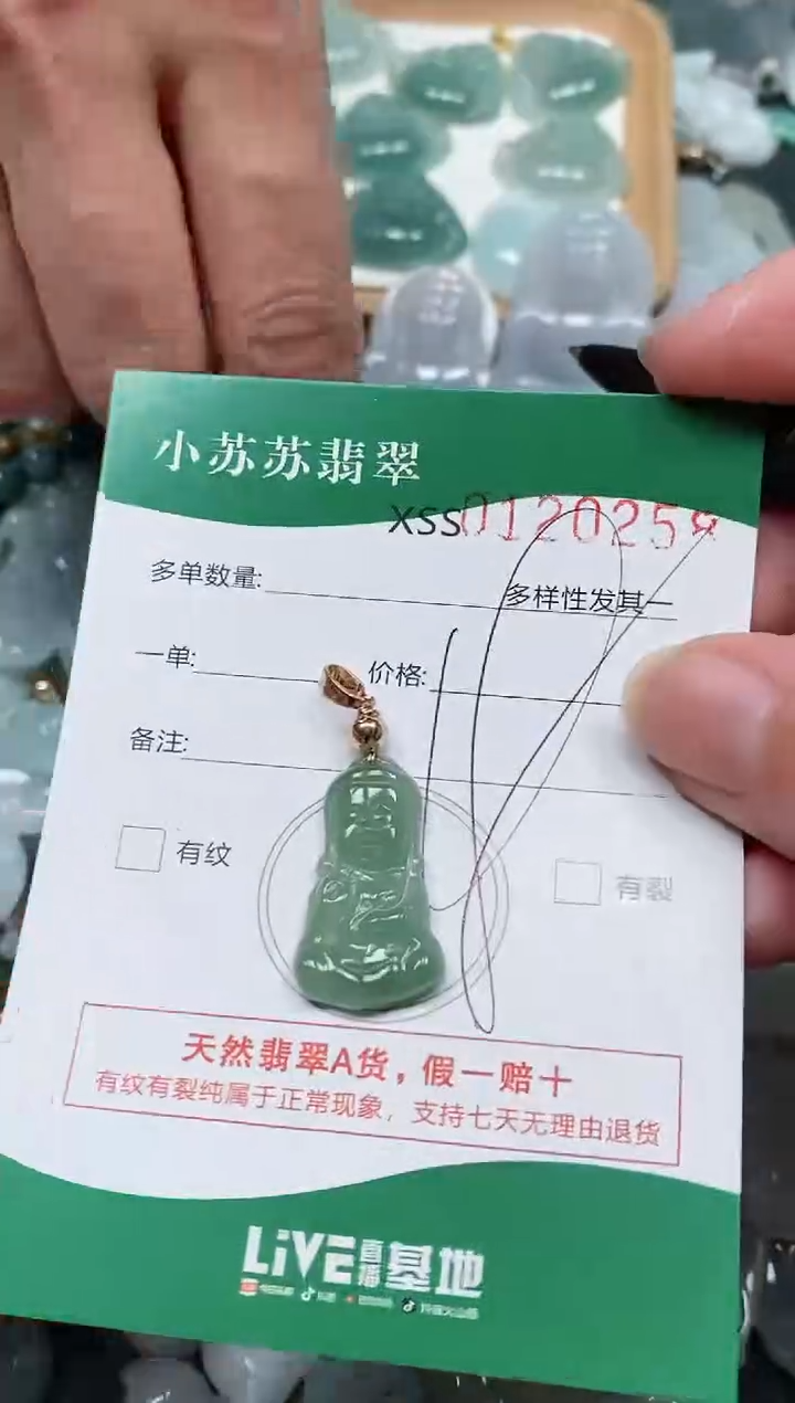 【闪购商品】翡翠颈饰未镶嵌闪购商品0120258